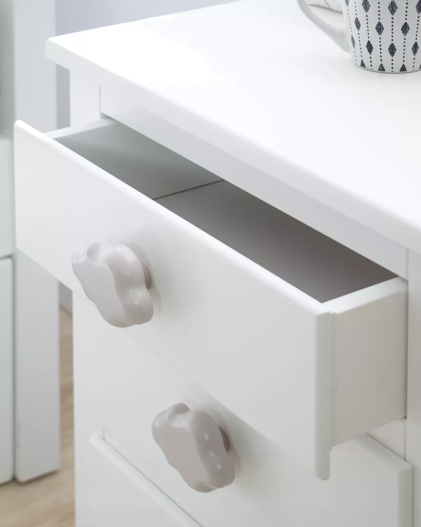 Comodino con cassetti - Consegna gratuita