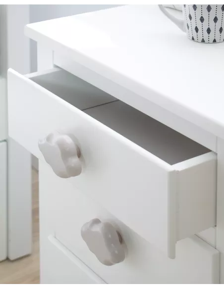 Comodino con cassetti - Consegna gratuita