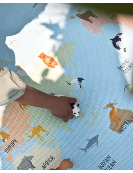 Tappeto per bambini mondo - Consegna gratuita