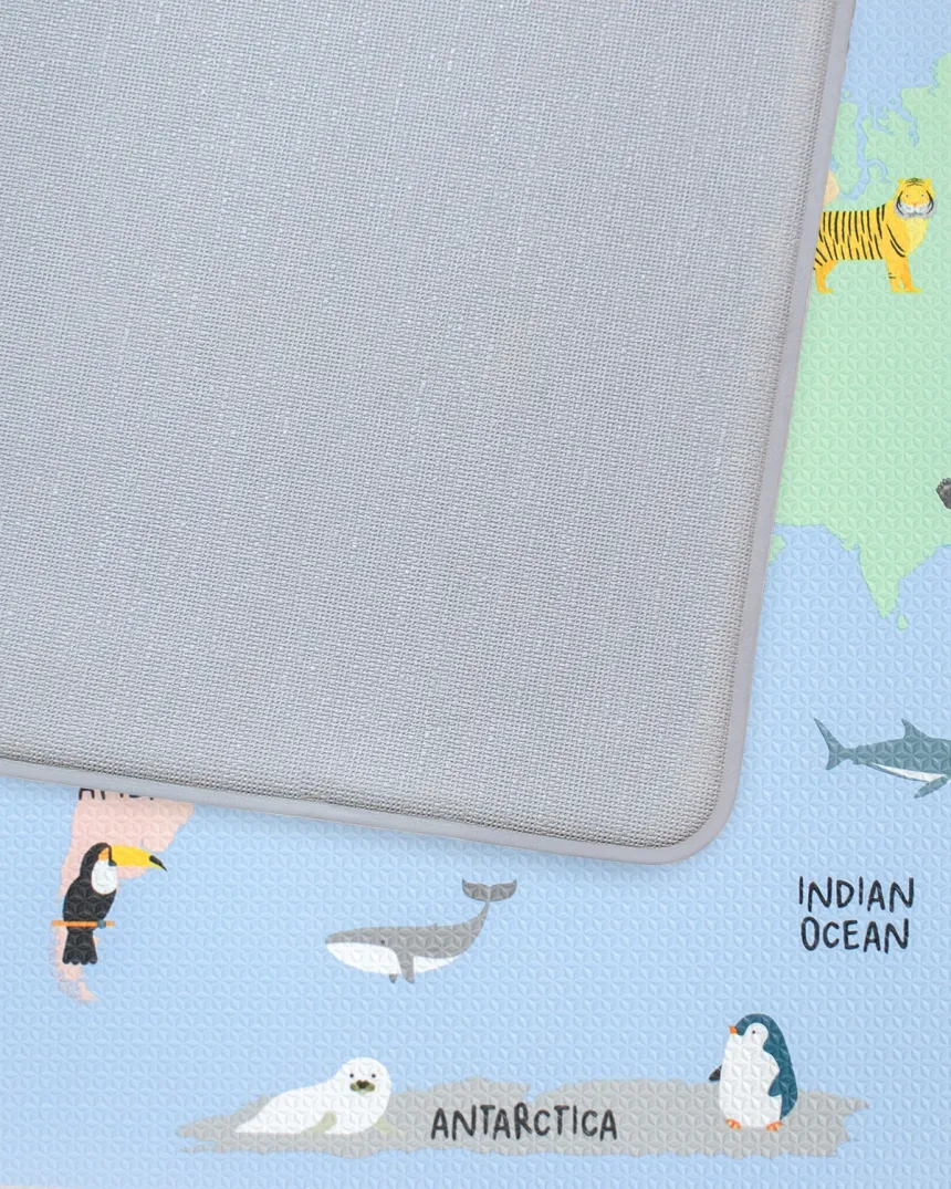 Tappeto per bambini mondo - Consegna gratuita