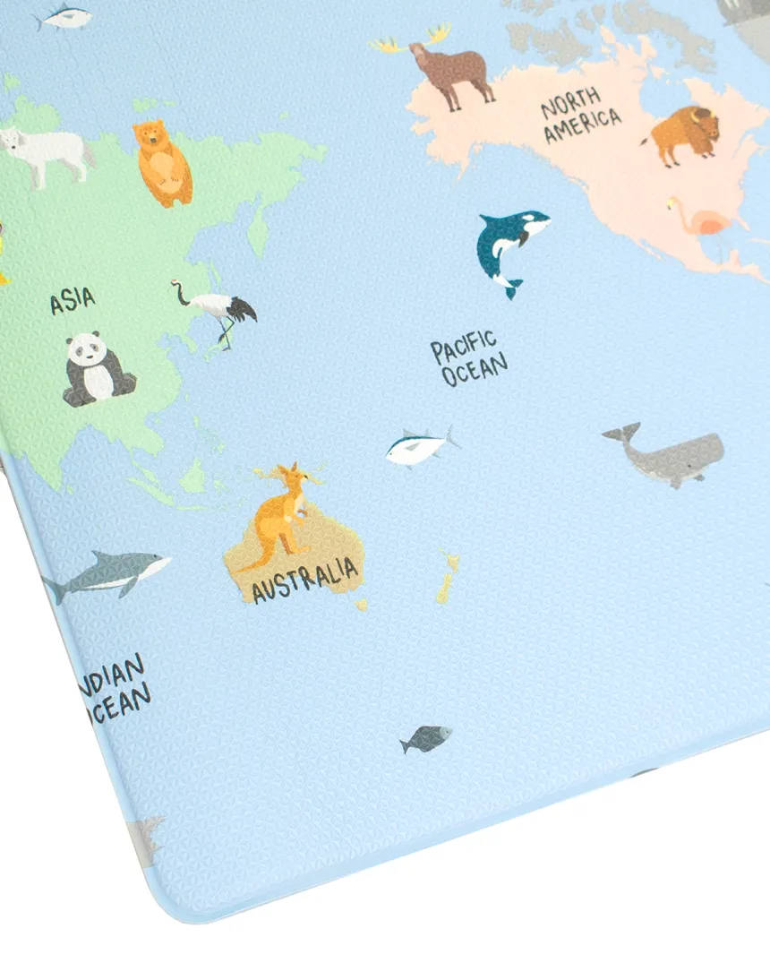 Tappeto per bambini mondo - Consegna gratuita