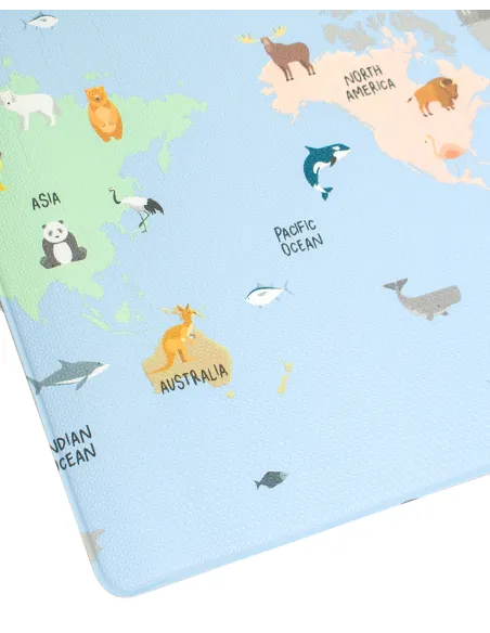 Tappeto per bambini mondo - Consegna gratuita