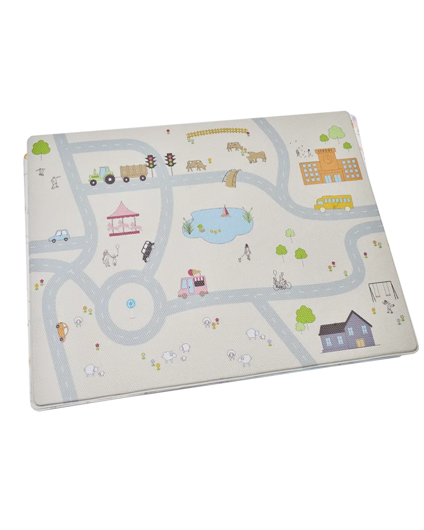 Tappeto per bambini Piccola città - Consegna gratuita