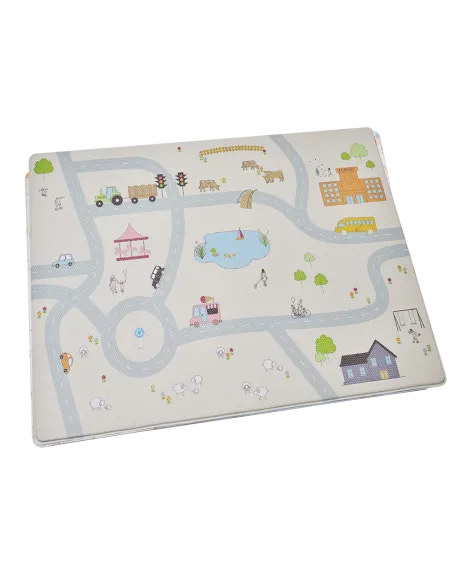 Tappeto per bambini Piccola città - Consegna gratuita