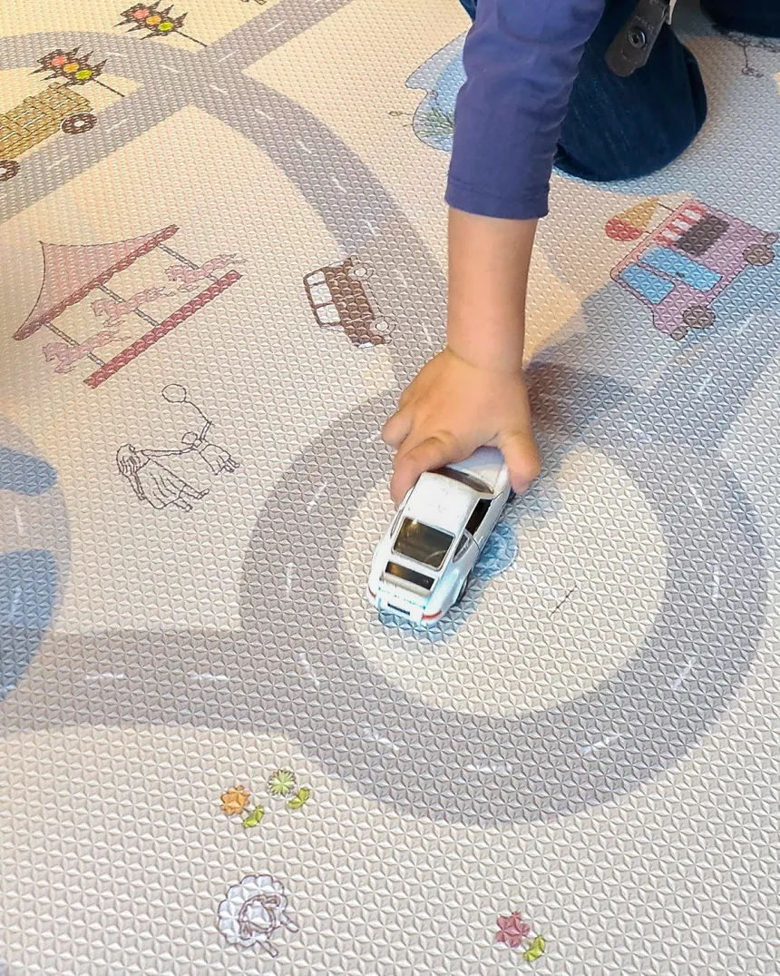 Tappeto per bambini Piccola città - Consegna gratuita