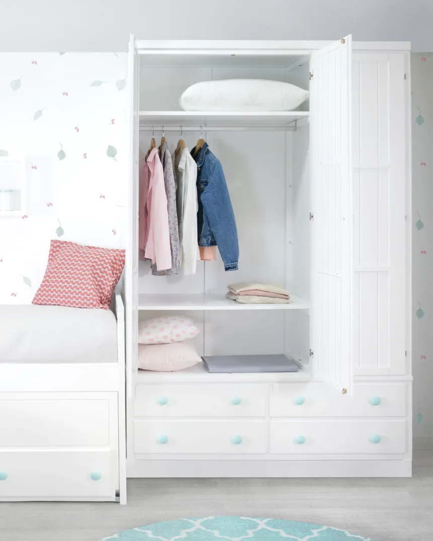 Armadio per adolescente 3 ante con cassetti - Consegna gratuita