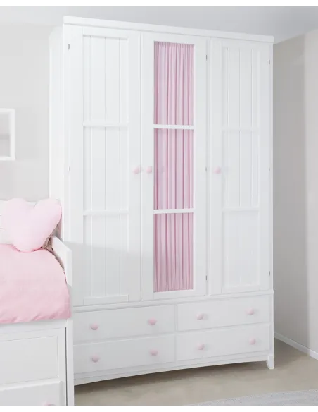 Armadio per adolescente 3 ante con cassetti - Consegna gratuita