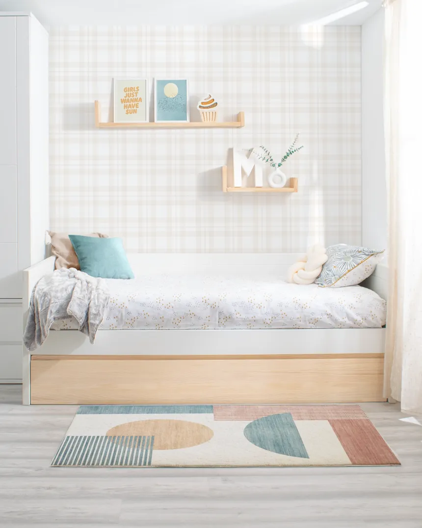 Letto estraibile lineare nordico - consegna gratuita