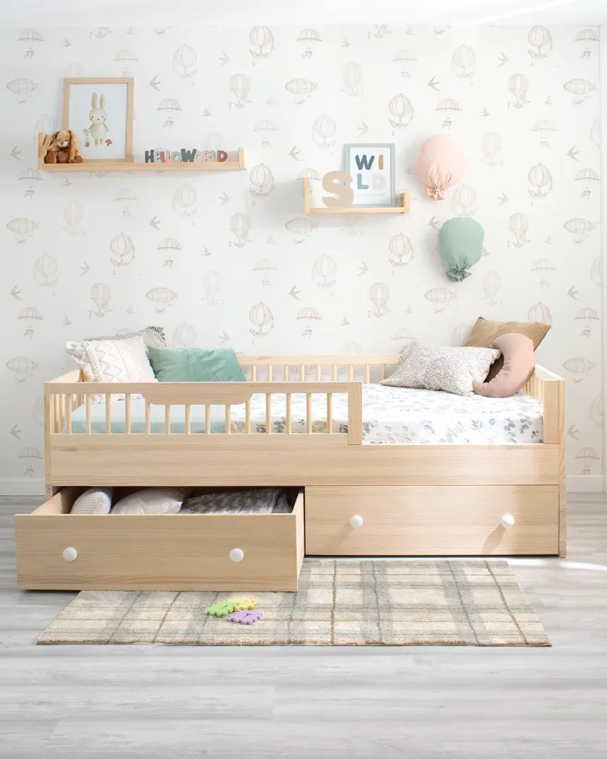 PACCHETTO Letto Montessori Sofia + kit evolutivo Naturale