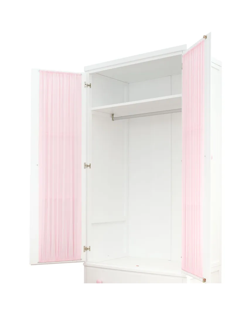 Armadio 2 ante con cassetti | Garanzia di 3 anni