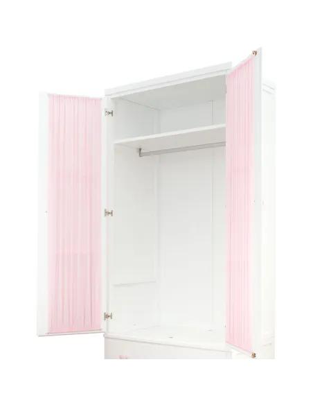 Armadio 2 ante con cassetti | Garanzia di 3 anni