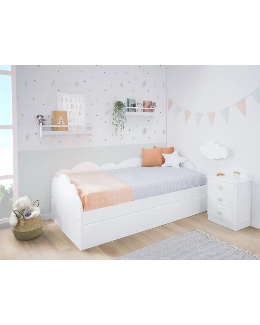 Cameretta Nuvola con letto estraibile