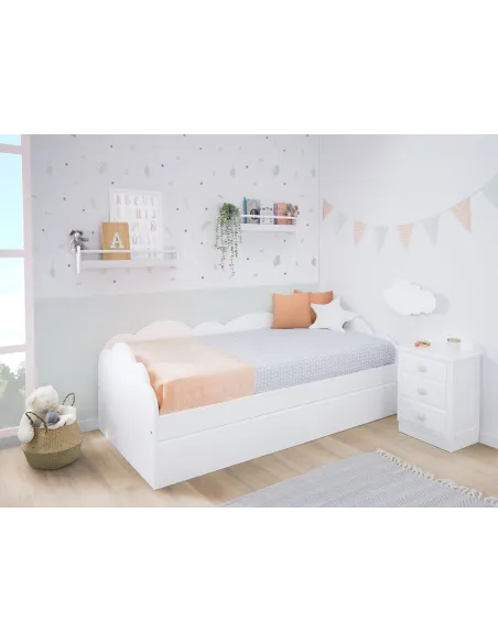 Cameretta Nuvola con letto estraibile