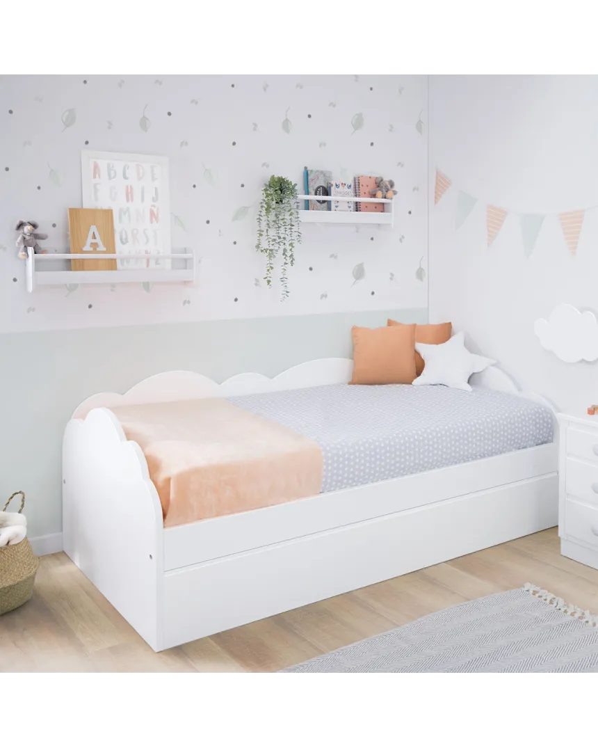 Cameretta Nuvola con letto estraibile
