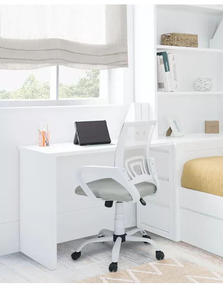 Camera per ragazzi con zona studio - Lineare | Pack completo