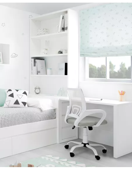 Camera per ragazzi con zona studio - Lineare | Pack completo