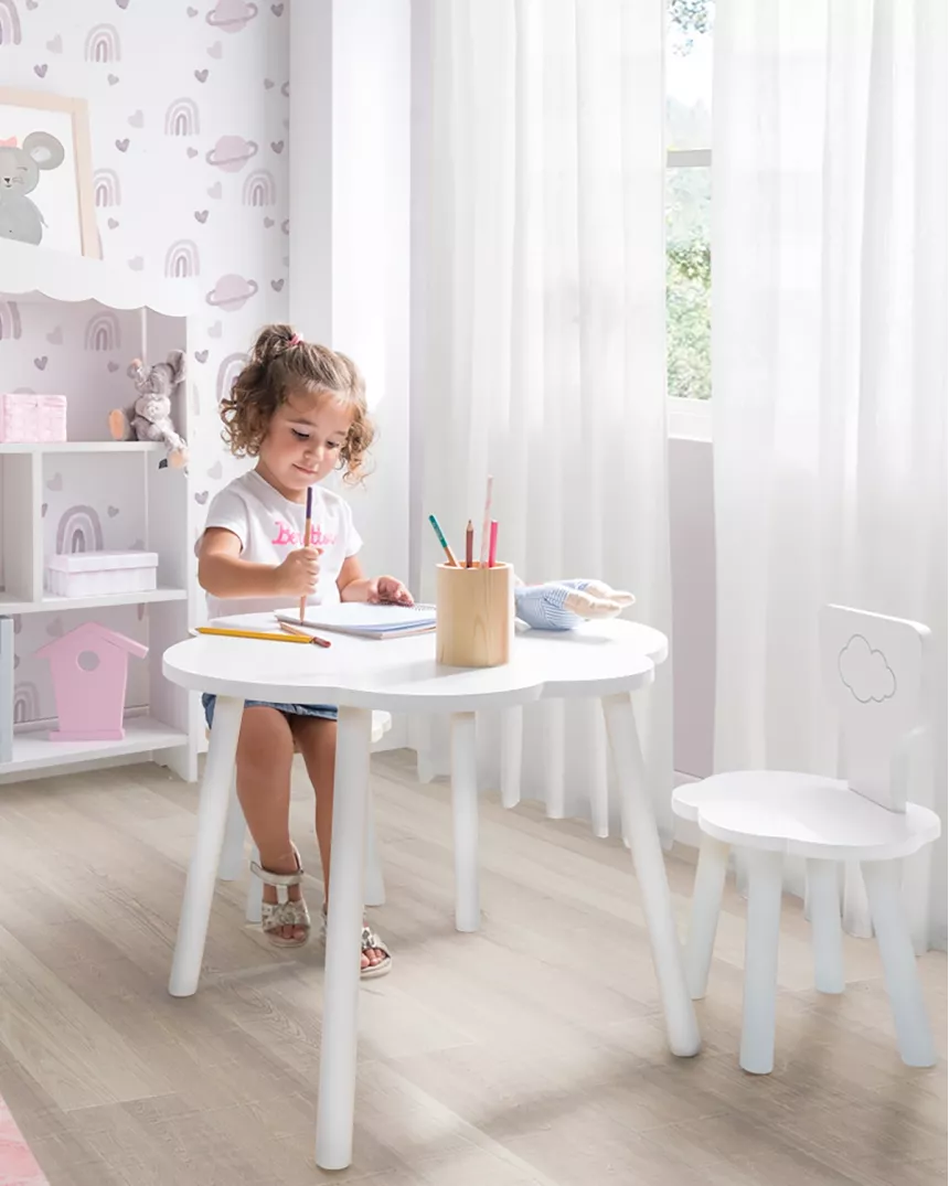 Cameretta per bambini con Letto Nuvola e contenitori