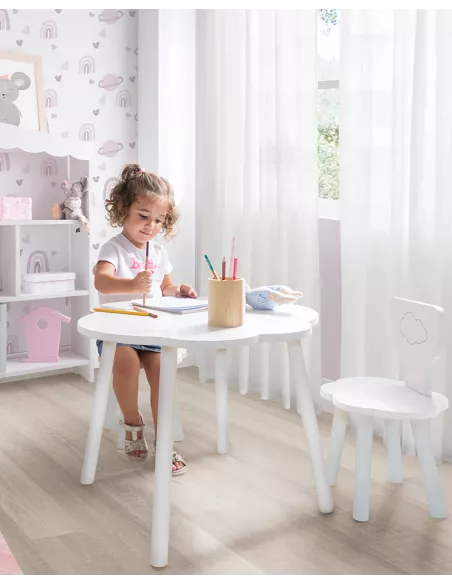 Cameretta per bambini con Letto Nuvola e contenitori