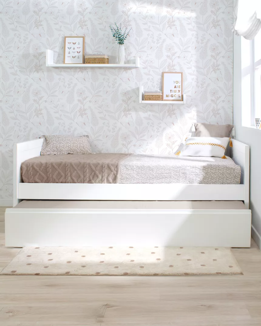 Letto ad L con letto estraibile Lineare - Garanzia di 3 anni