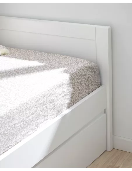 Letto ad L con letto estraibile Lineare - Garanzia di 3 anni
