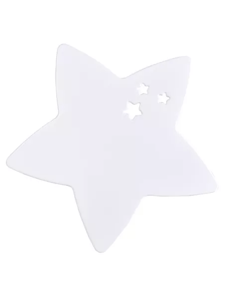 Lampada da parete Stella bianca