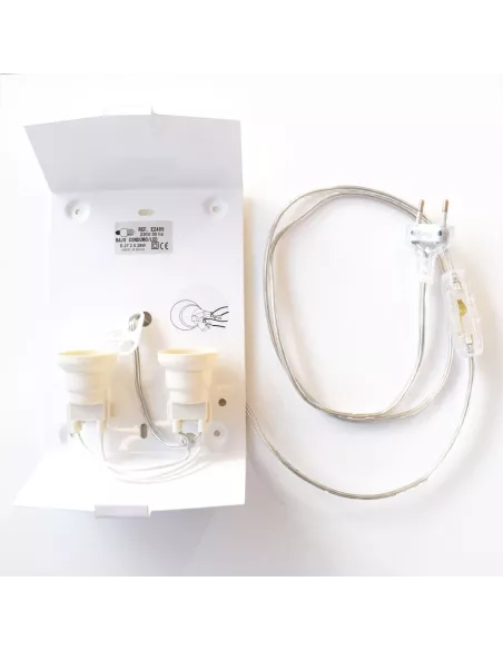 Lampada da parete con filo Stella