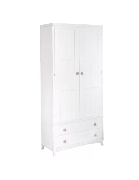 Armadio due ante e cassetti per bambini e adolescenti