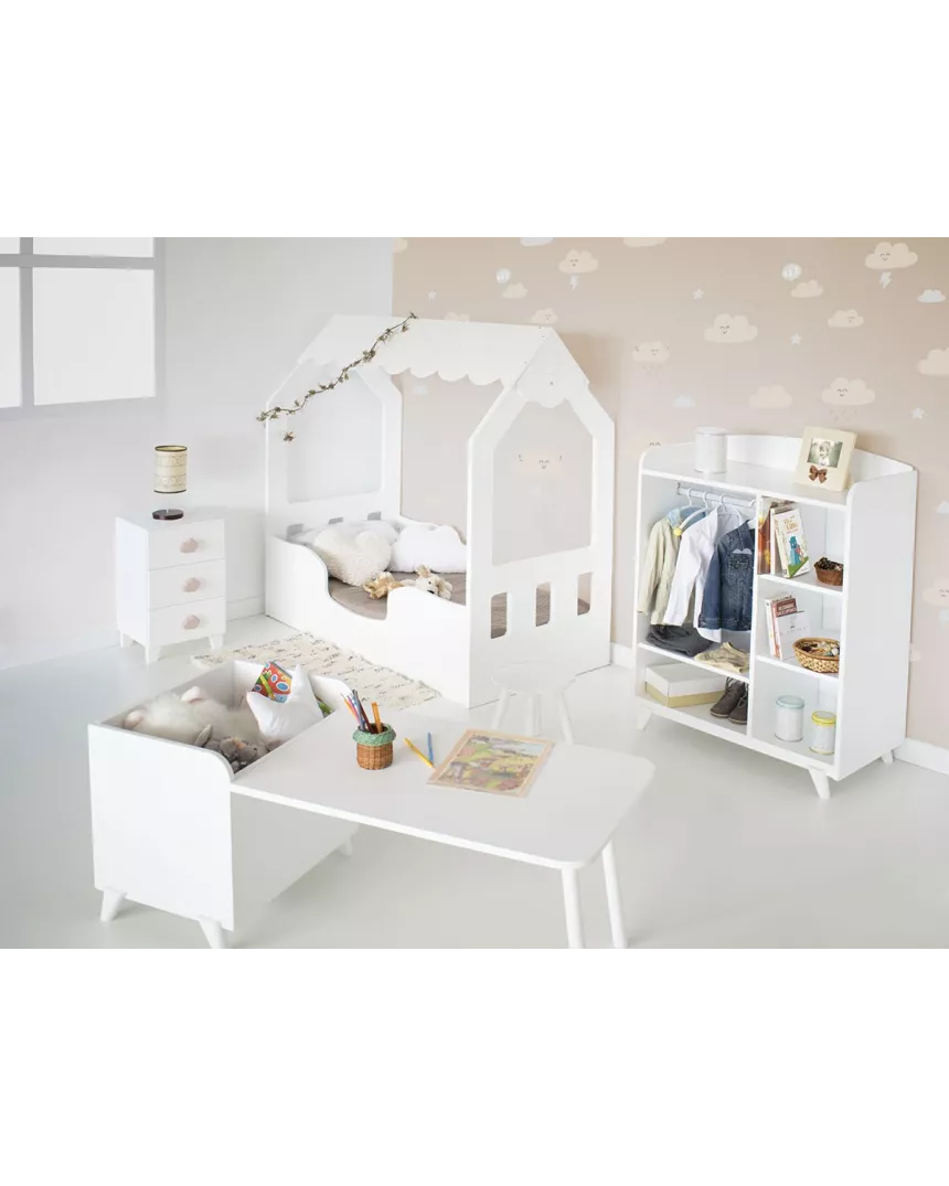 Camera da letto Montessori a Capanna con Armadio