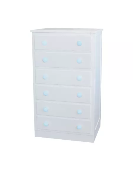 Cassettiera 6 cassetti zoccolo