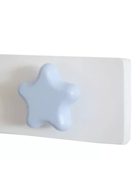 Appendiabiti da parete dettaglio stella