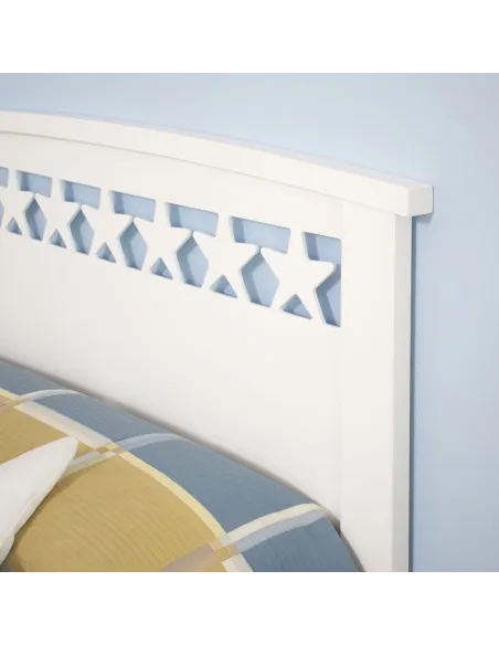 Letto per bambini Stelle dettaglio testiera