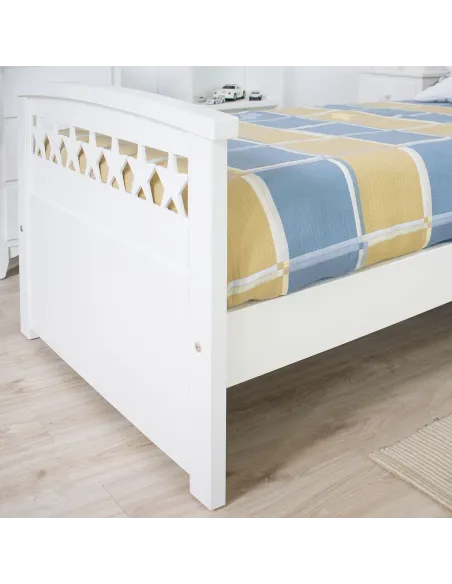 Letto per bambini Stelle dettaglio pediera