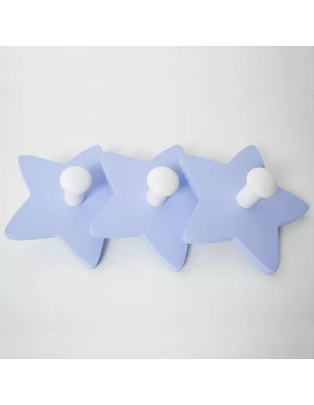 Appendiabiti a parete Stella blu