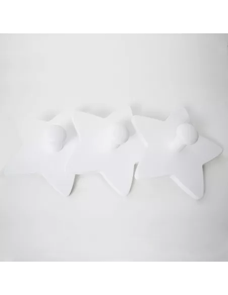 Appendiabiti a parete Stella bianca