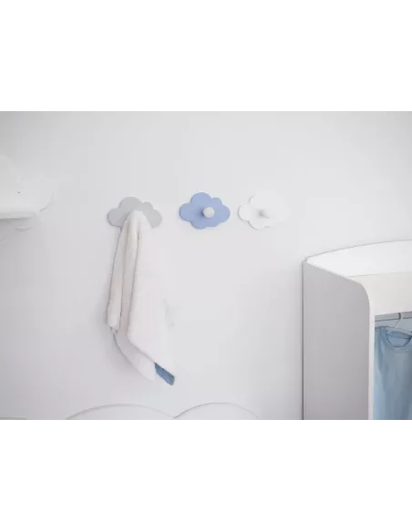 Appendiabiti a parete per bambini Nuvola