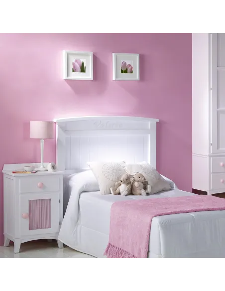 Letto per bambini Curvo. Nome personalizzabile