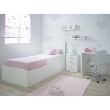 Camera da letto per ragazzi con letto estraibile Lineare