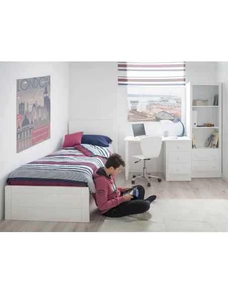 Letto giovanile Lineare pediera bassa