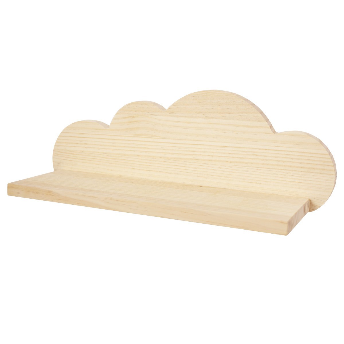 Mensola in legno naturale nuvola- Acquisto sicuro