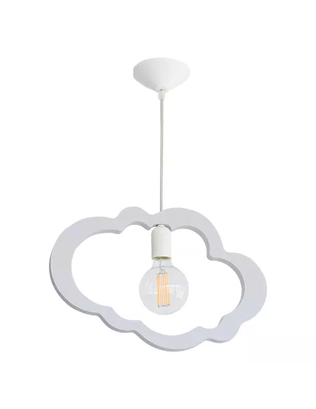 Lampada a sospensione nuvola grigio