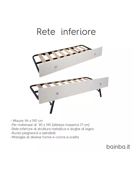 Rete letto estraibile