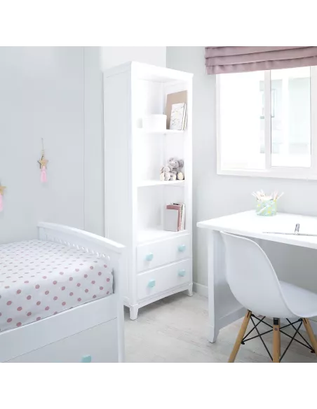 Libreria con cassetti