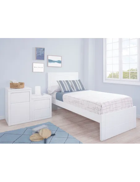 Letto Lineare pediera bassa