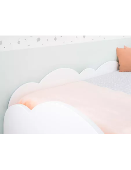 Letto nuvola sponda di protezione