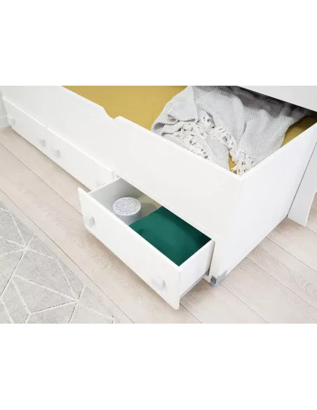 Dettaglio cassetto letto compatto Gondola