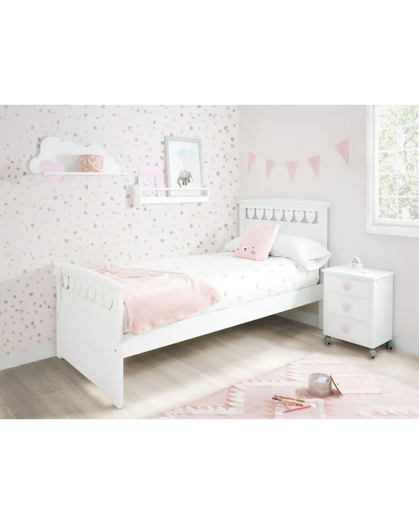 Letto per bambini Cuori 2