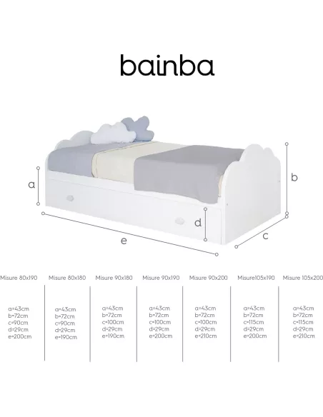 Piano progetto camera per bambini - disegno 3D