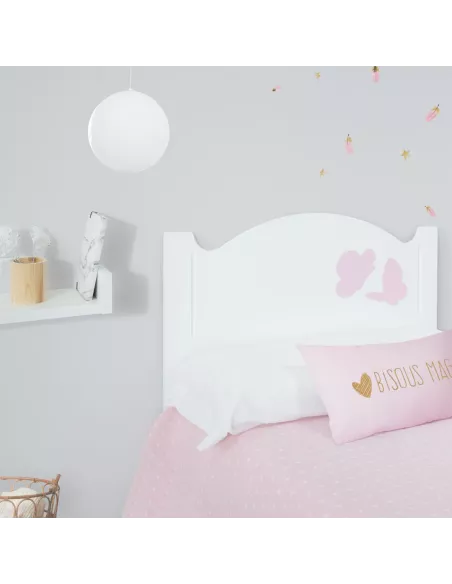 Testiera per bambini con farfalle rose