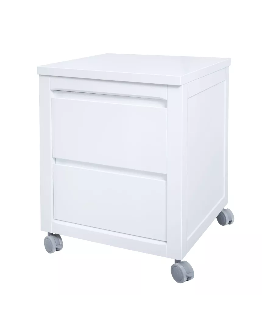 Comodino con ruote. Lineare