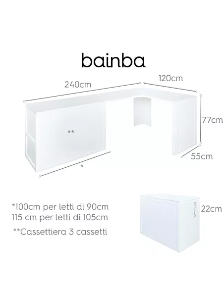 Misure Scrivania Lineare